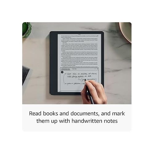  Certified Refurbished Amazon Kindle Scribe (32 GB) the first Kindle and digital notebook, all in one, with a 10.2” 300 ppi Paperwhite display, includes Premium Pen