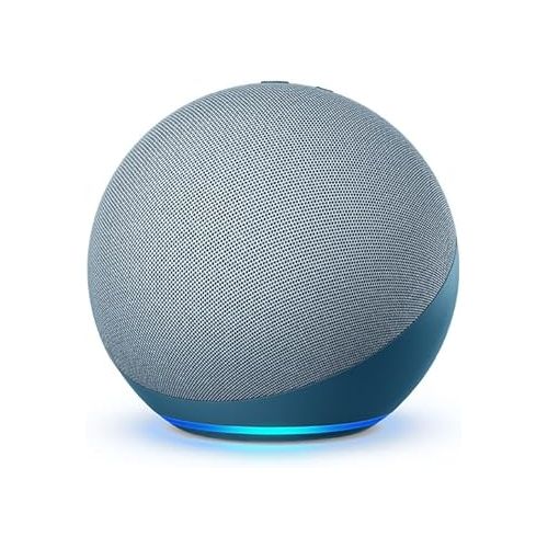  Echo (4th Gen) | With premium sound, smart home hub, and Alexa | Twilight Blue