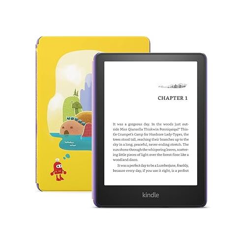  Kindle Paperwhite Kids - kids read, on average, more than an hour a day with their Kindle, 16 GB, Robot Dreams