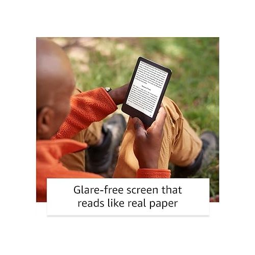  International Version - Kindle - The lightest and most compact Kindle, now with a 6” 300 ppi high-resolution display, and 2x the storage - Black