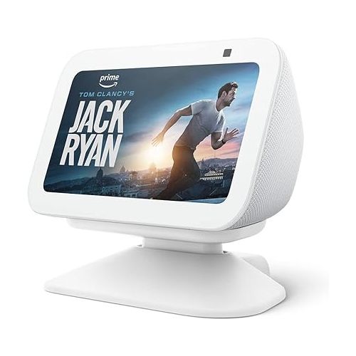  Echo Show 5 (3rd Gen) Adjustable Stand with USB-C Charging Port | Glacier White