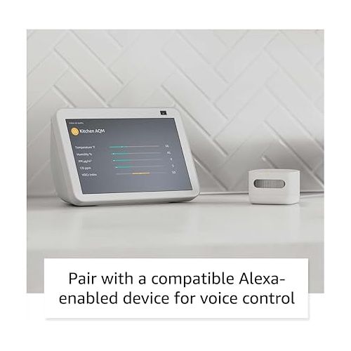  Amazon Smart Air Quality Monitor - Know your air, Works with Alexa