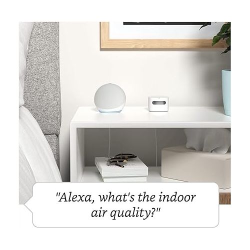  Amazon Smart Air Quality Monitor - Know your air, Works with Alexa