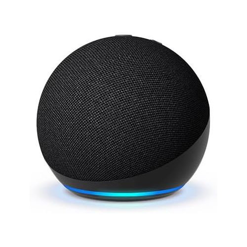  Echo Dot (5th Gen, 2022 release) | With bigger vibrant sound, helpful routines and Alexa | Charcoal