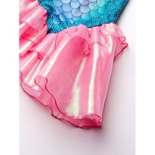  Amazon Mermaid Toddler Costume Pink/Blue