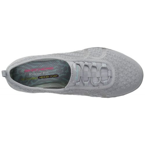 스케쳐스 Amazon.com | Skechers Sport Womens Breathe Easy Fortune Fashion Sneaker, Grey Knit, 8.5 M US | Fashion Sneakers