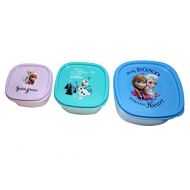 Amazon Disney Frozen Food Storage Container with Lid, 1-Pack (3 Containers)