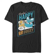 Amazon Toy Story Mens 4 Happy Go Ducky & Bunny Black T-Shirt