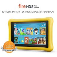 [아마존 핫딜] [아마존핫딜]Amazon Fire HD 8 Kids Edition Tablet, 8 HD Display, 32 GB, Yellow Kid-Proof Case