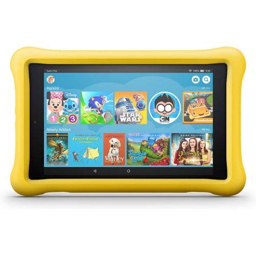  [아마존 핫딜] [아마존핫딜]Amazon Fire HD 8 Kids Edition Tablet, 8 HD Display, 32 GB, Yellow Kid-Proof Case