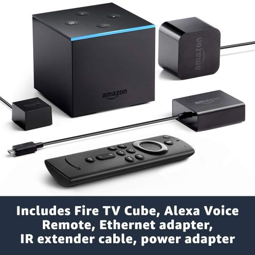  [아마존핫딜][아마존 핫딜] Amazon All-new Fire TV Cube, hands-free with Alexa built in, 4K Ultra HD, streaming media player, released 2019