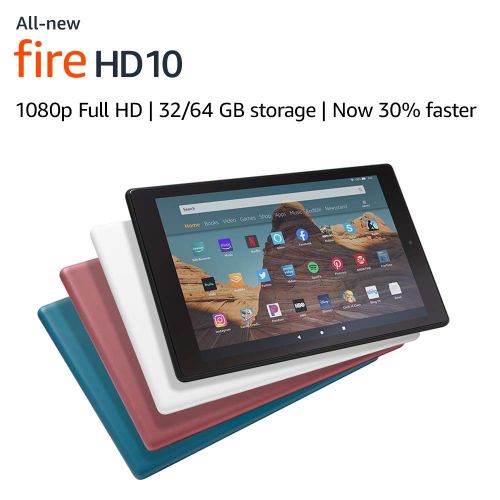  [아마존핫딜][아마존 핫딜] Amazon All-New Fire HD 10 Tablet (10.1 1080p full HD display, 32 GB)  Black