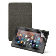 [아마존핫딜][아마존 핫딜] Fire HD 8 Tablet (8 HD Display, 16 GB) - Black + Amazon Fire HD 8 Tablet Case, Charcoal Black + NuPro Clear Screen Protector (2-Pack)