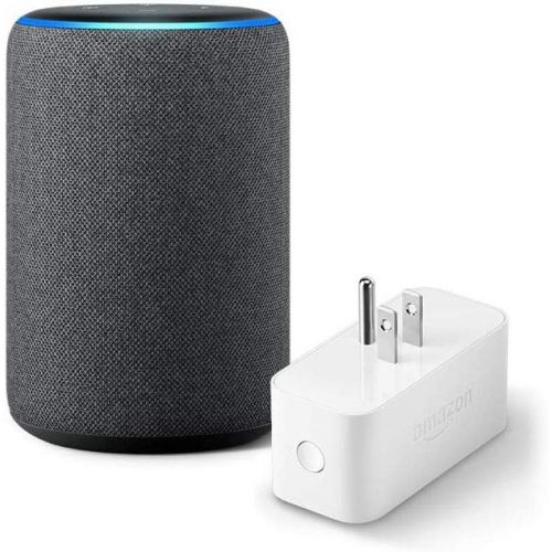  [아마존핫딜][아마존 핫딜] All-new Echo (3rd Gen) bundle with Amazon Smart Plug - Charcoal