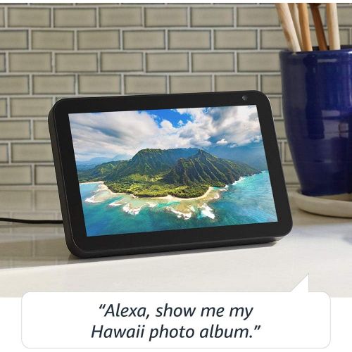  [아마존핫딜][아마존 핫딜] Amazon Echo Show 8 Charcoal with Adjustable Stand and TP-Link simple set up smart plug