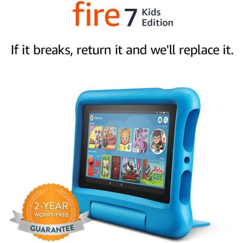  [아마존베스트]From: All-New Fire 7 Kids Edition Tablet, 7 Display, 16 GB, Blue Kid-Proof Case