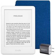 [아마존베스트]From: Kindle Essentials Bundle including All-new Kindle, now with a built-in front light, White - with Special Offers, Kindle Fabric Cover  Cobalt Blue, and Power Adapter