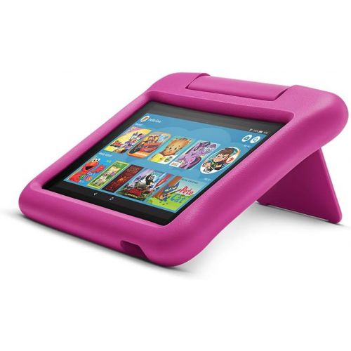  [아마존베스트]Amazon Kid-Proof Case for Fire 7 Tablet (Compatible with 9th Generation Tablet, 2019 Release), Pink