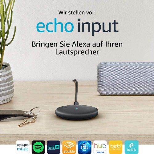  [아마존 핫딜]  [아마존핫딜]Amazon Echo Input (Schwarz)  Bringen Sie Alexa auf Ihren Lautsprecher  Externer Lautsprecher mit 3,5-mm-Audioeingang oder Bluetooth erforderlich