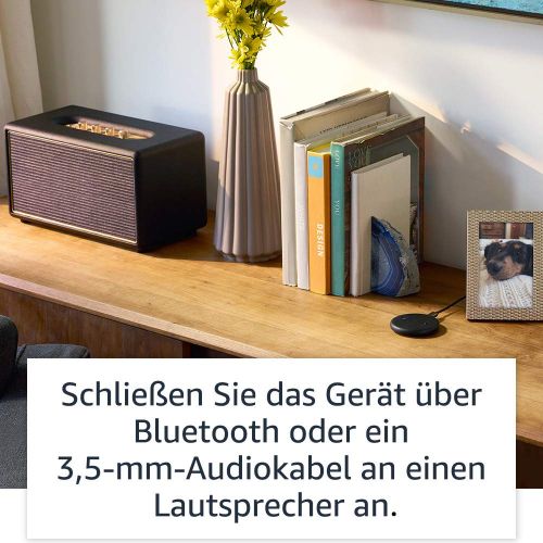  [아마존 핫딜]  [아마존핫딜]Amazon Echo Input (Schwarz)  Bringen Sie Alexa auf Ihren Lautsprecher  Externer Lautsprecher mit 3,5-mm-Audioeingang oder Bluetooth erforderlich