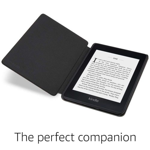  Amazon All-new Kindle Paperwhite Water-Safe Fabric Cover (10th Generation-2018), Charcoal Black