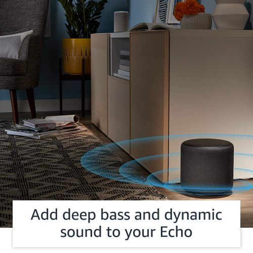  Amazon Echo Sub - Powerful subwoofer for your Echo - requires compatible Echo device