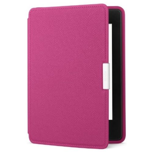  Amazon Kindle Paperwhite Leather Case, Ink Fuchsia - fits all Paperwhite generations prior to 2018 (Will not fit All-new Paperwhite 10th generation)