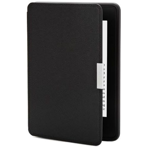  Amazon Kindle Paperwhite Leather Case, Onyx Black - fits all Paperwhite generations prior to 2018 (Will not fit All-new Paperwhite 10th generation)