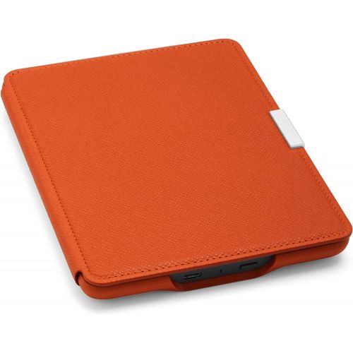  Amazon Kindle Paperwhite Leather Case, Persimmon - fits all Paperwhite generations prior to 2018 (Will not fit All-new Paperwhite 10th generation)