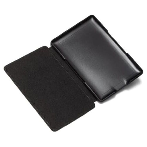  Amazon Kindle Leather Cover, Black (does not fit Kindle Paperwhite, Touch, or Keyboard)