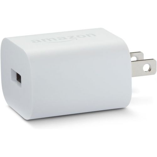  Amazon 5W USB Official OEM Charger and Power Adapter for Fire Tablets and Kindle eReaders - White