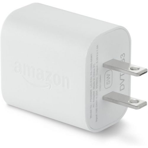  Amazon 5W USB Official OEM Charger and Power Adapter for Fire Tablets and Kindle eReaders - White