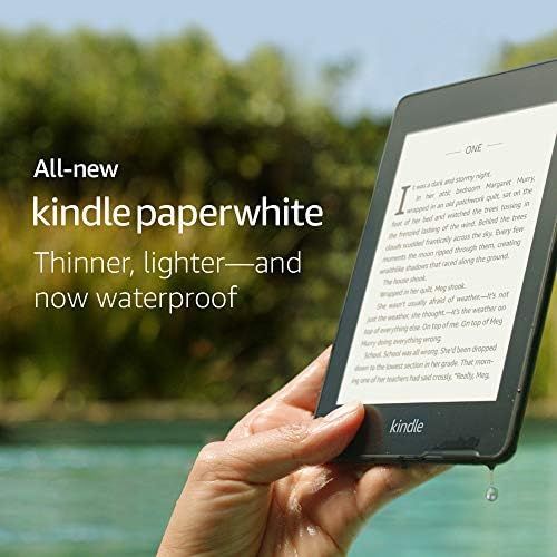  Amazon Kindle Paperwhite  Now Waterproof with more than 2x the Storage, Free 4G LTE + Wi-Fi (International Version)