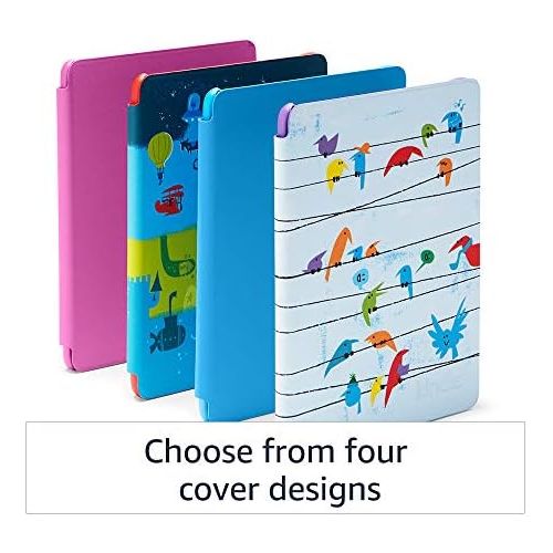  Amazon All-new Kindle Kids Edition - Includes access to thousands of books - Blue Cover