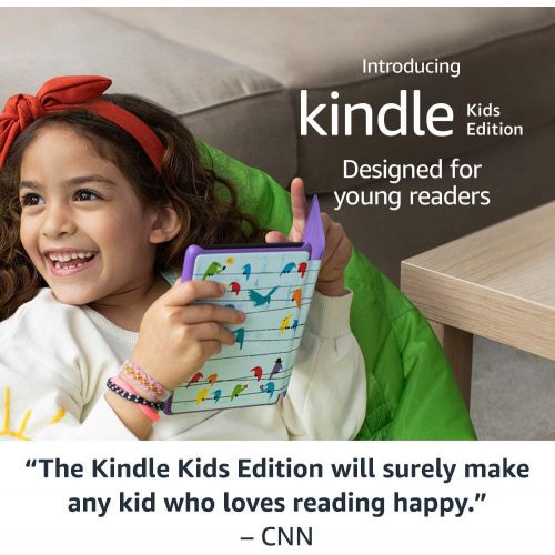  Amazon All-new Kindle Kids Edition - Includes access to thousands of books - Rainbow Birds Cover