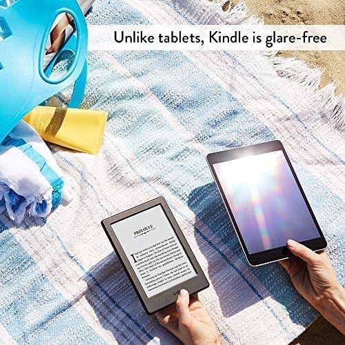  Amazon Kindle E-reader (Previous Generation - 8th) - Black, 6 Display, Wi-Fi, Built-In Audible - Includes Special Offers