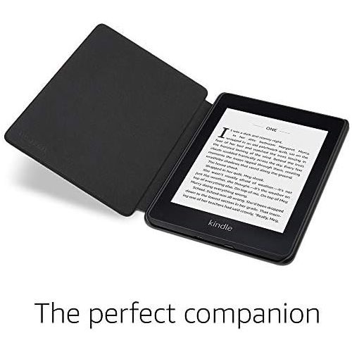  Amazon All-new Kindle Paperwhite Water-Safe Fabric Cover (10th Generation-2018), Charcoal Black