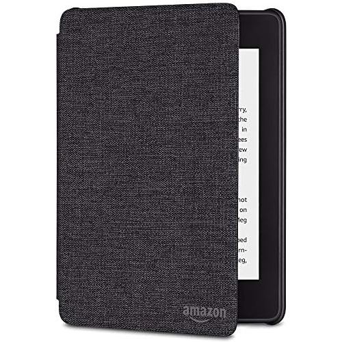  Amazon All-new Kindle Paperwhite Water-Safe Fabric Cover (10th Generation-2018), Charcoal Black