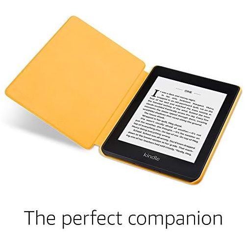  Amazon All-new Kindle Paperwhite Water-Safe Fabric Cover (10th Generation-2018), Canary Yellow