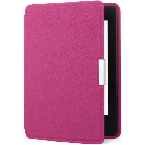  Amazon Kindle Paperwhite Leather Case, Ink Fuchsia - fits all Paperwhite generations prior to 2018 (Will not fit All-new Paperwhite 10th generation)