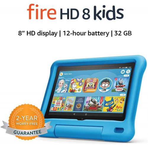  [아마존베스트]Amazon All-new Fire HD 8 Kids Edition tablet, 8 HD display, 32 GB, Blue Kid-Proof Case