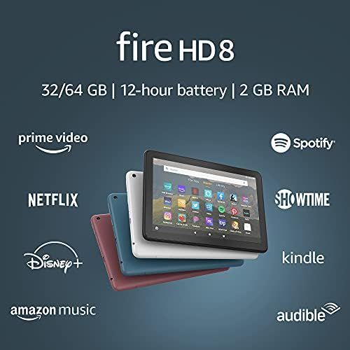  [아마존베스트]Amazon All-new Fire HD 8 tablet, 8 HD display, 32 GB, designed for portable entertainment, Black