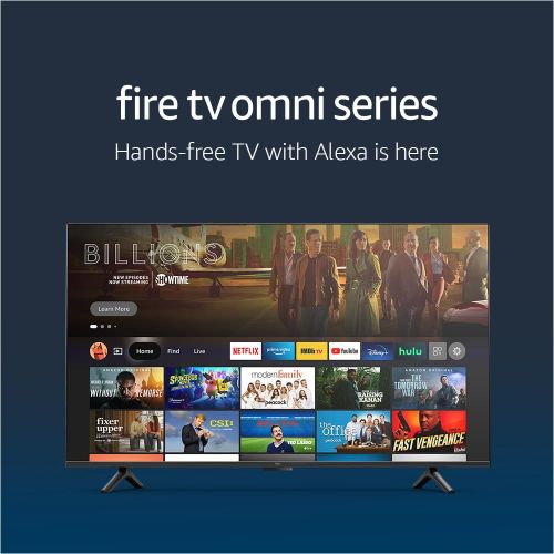 Amazon Fire TV 50 Omni Series 4K UHD smart TV, hands-free with Alexa