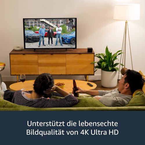  Amazon Fire TV Cube, Zertifiziert und generalueberholt │ Hands free mit Alexa, 4K?Ultra?HD Streaming Mediaplayer