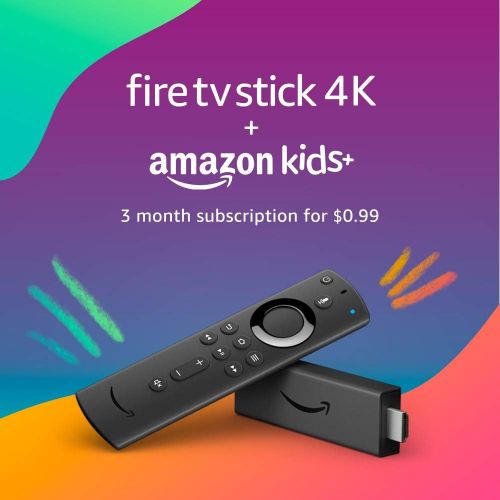  Amazon Fire TV Stick 4K with all-new Alexa Voice Remote, streaming media player