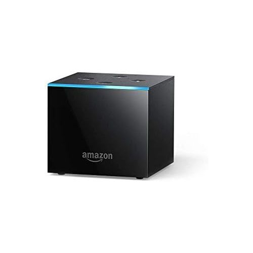  Amazon Fire TV Cube, hands-free with Alexa and 4K Ultra HD (includes all-new Alexa Voice Remote), streaming media player