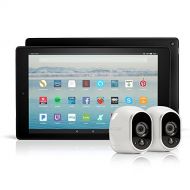 Amazon All-New Fire HD 10 Tablet with Alexa Hands-Free, 32 GB, with Special Offers (Black) + Arlo Security System by NETGEAR