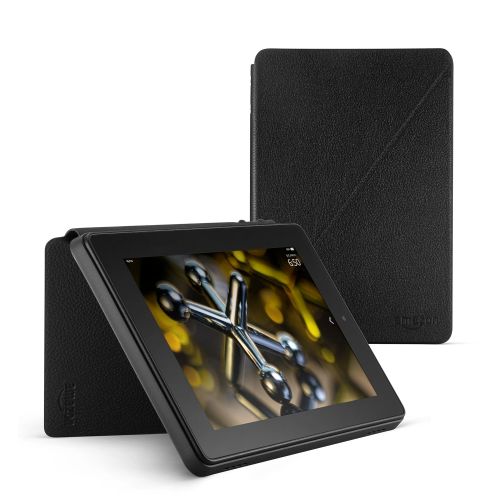  Amazon Standing Leather Case for Fire HD 7 (4th Generation), Black