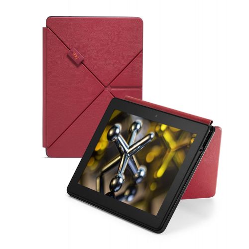  Amazon Leather Origami Case for Fire HDX 8.9 (4th Generation), Red