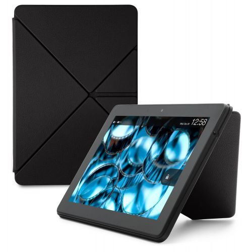  Amazon Kindle Fire HDX 8.9 Standing Leather Origami Case (will only fit Kindle Fire HDX 8.9 - 3rd Generation), Black